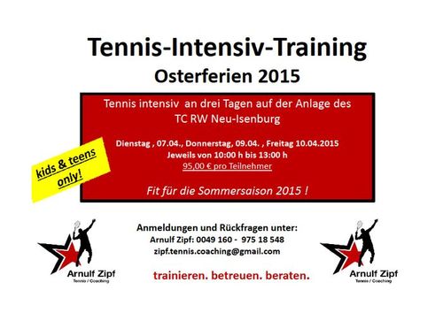 Tenniscamp in den Osterferien